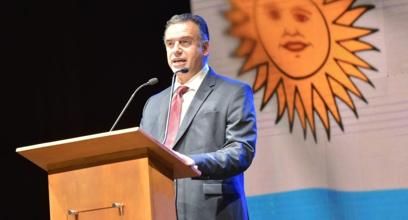 SE REALIZÓ LA CEREMONIA DE ASUNCIÓN DEL INTENDENTE ELECTO DE CANELONES, YAMANDÚ ORSI